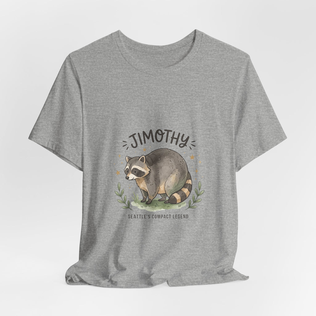 Compact Raccoon Illustration Tee | Seattle Wildlife Meme Shirt