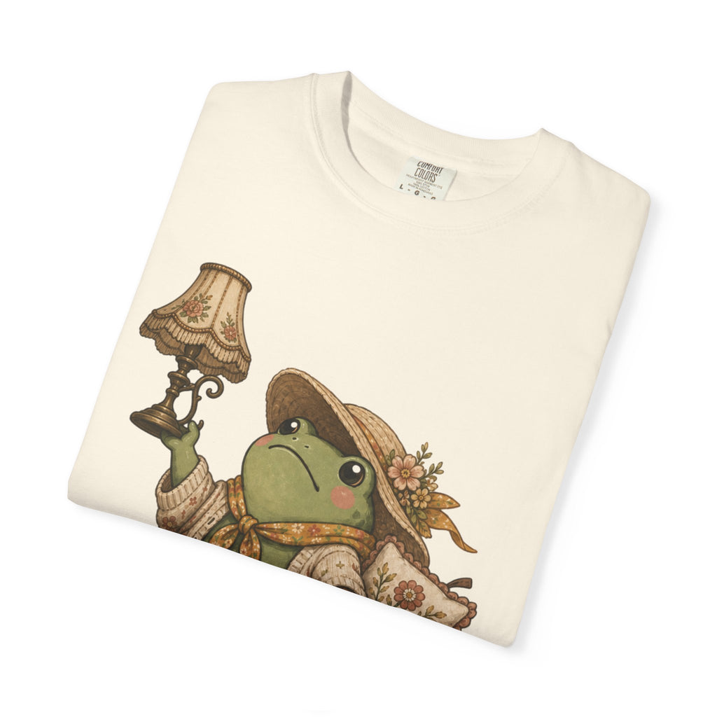 Thrifting Frog T‑Shirt — “We Thrift at Dawn” Vintage Cottagecore Tee