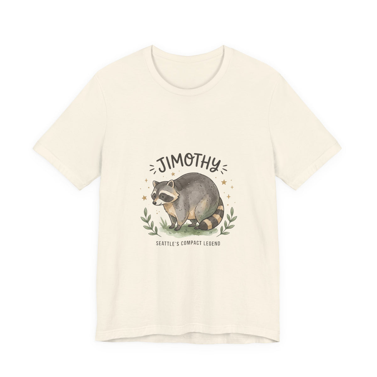 Compact Raccoon Illustration Tee | Seattle Wildlife Meme Shirt