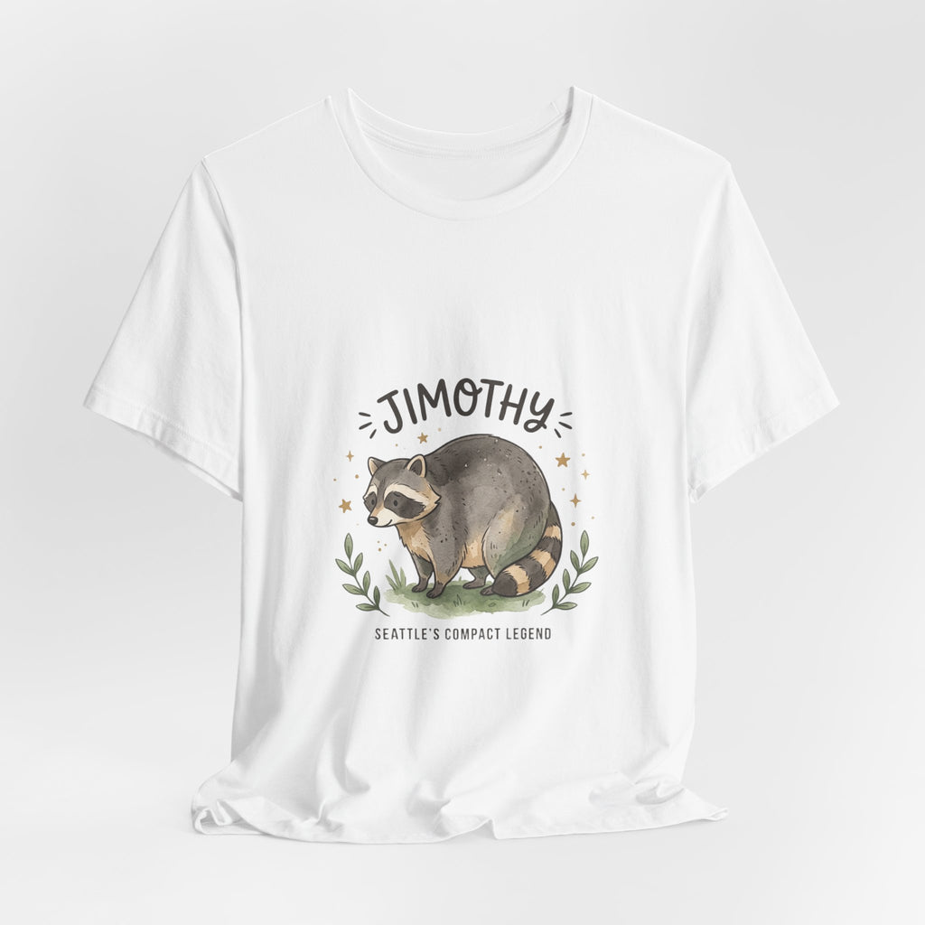 Compact Raccoon Illustration Tee | Seattle Wildlife Meme Shirt