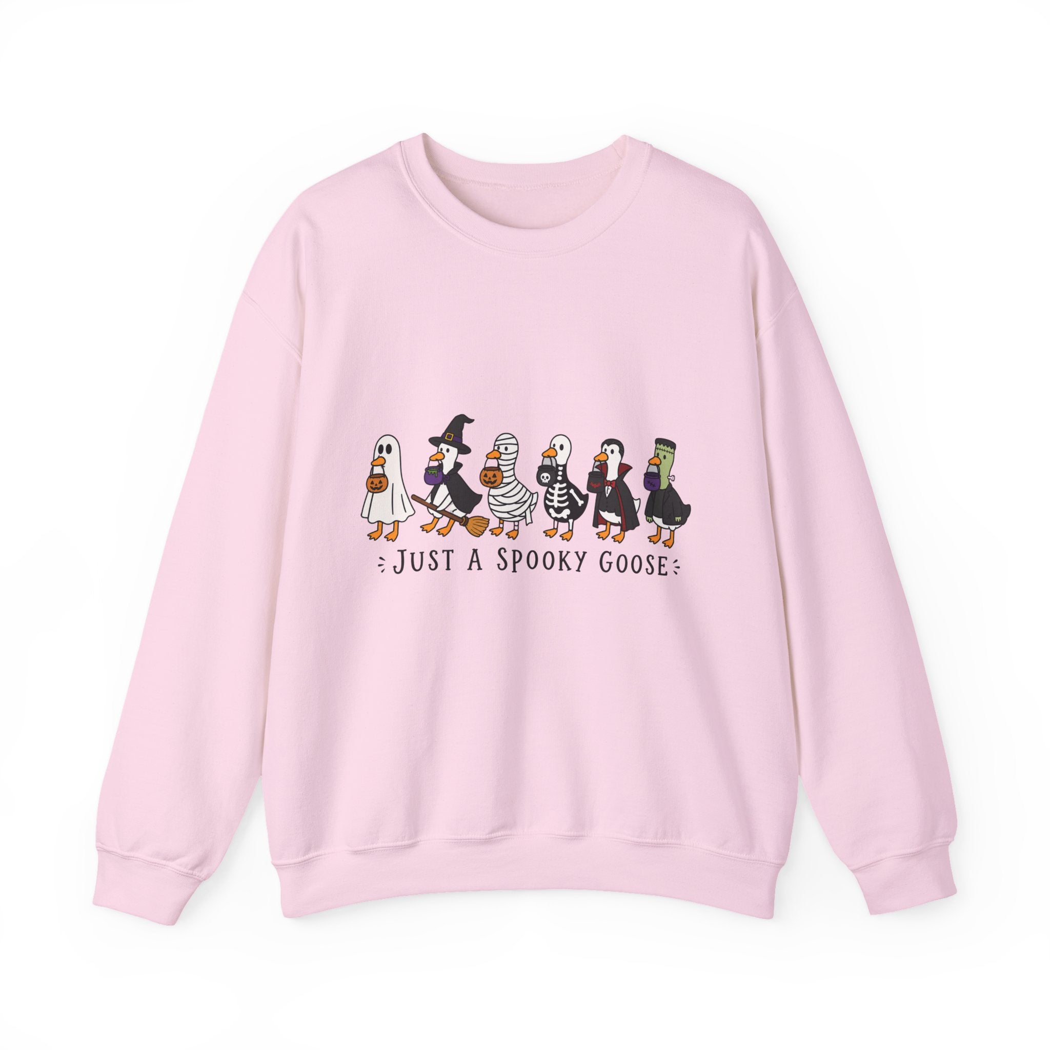 Sweatshirt — "Just a Spooky Goose" Halloween Goose Crewneck