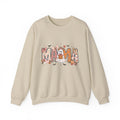 Mama Halloween Sweatshirt — Cute Ghost & Fall Leaves Crewneck