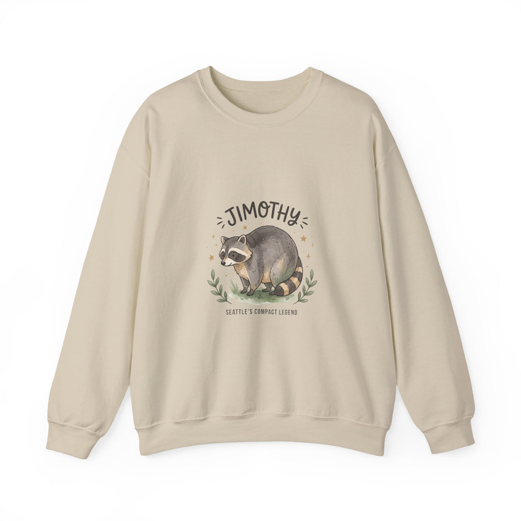 Compact Raccoon Illustration Sweatshirt | Seattle wildlife, meme culture
