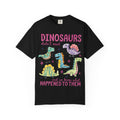 Dinosaurs Didn’t Read T-Shirt — Cute Kids’ Paleontology Graphic Tee