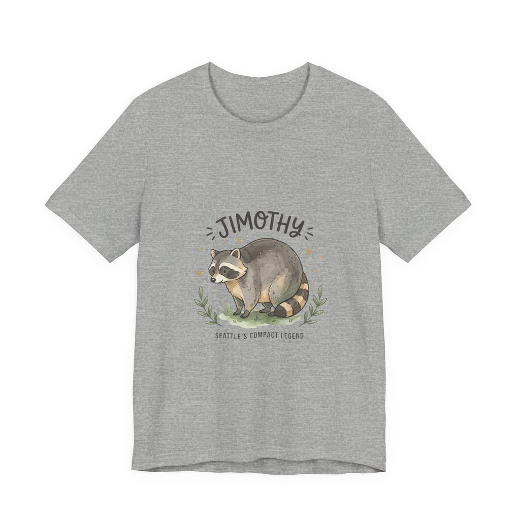 Compact Raccoon Illustration Tee | Seattle Wildlife Meme Shirt