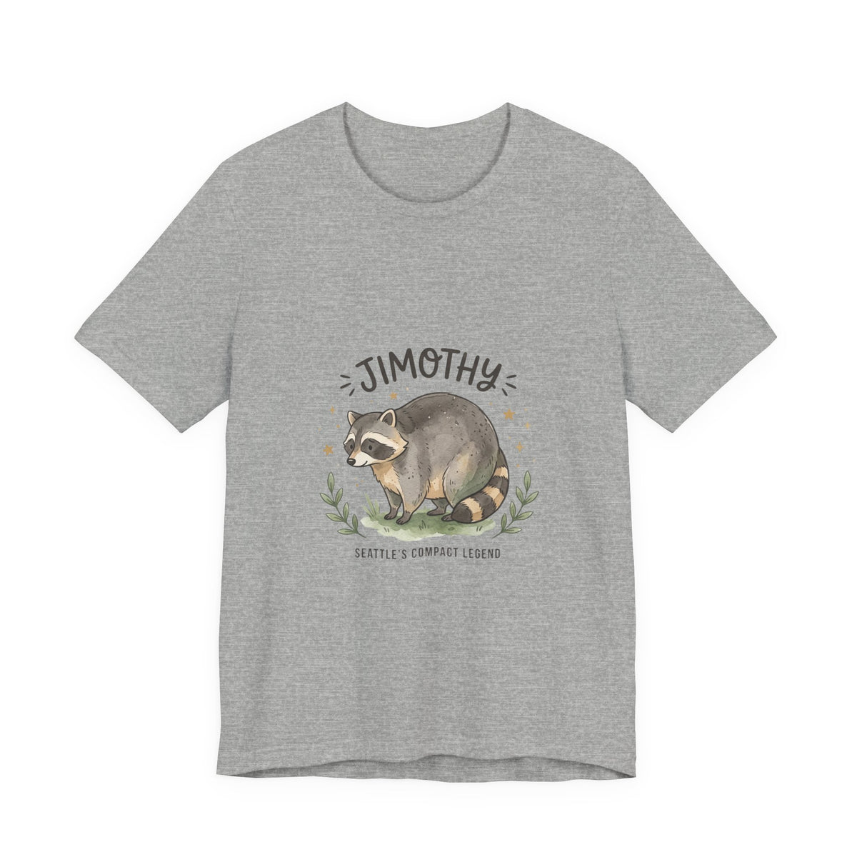 Compact Raccoon Illustration Tee | Seattle Wildlife Meme Shirt