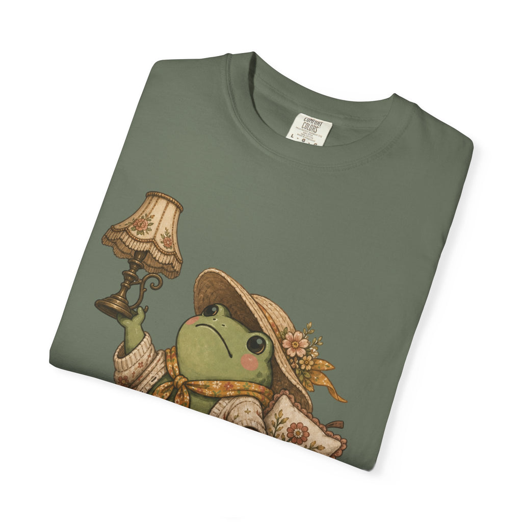 Thrifting Frog T‑Shirt — “We Thrift at Dawn” Vintage Cottagecore Tee
