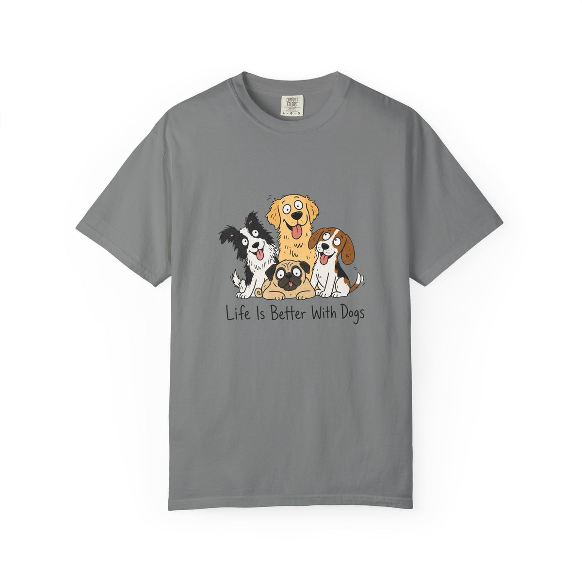Life is better with dogs | Dog Lover T-Shirt