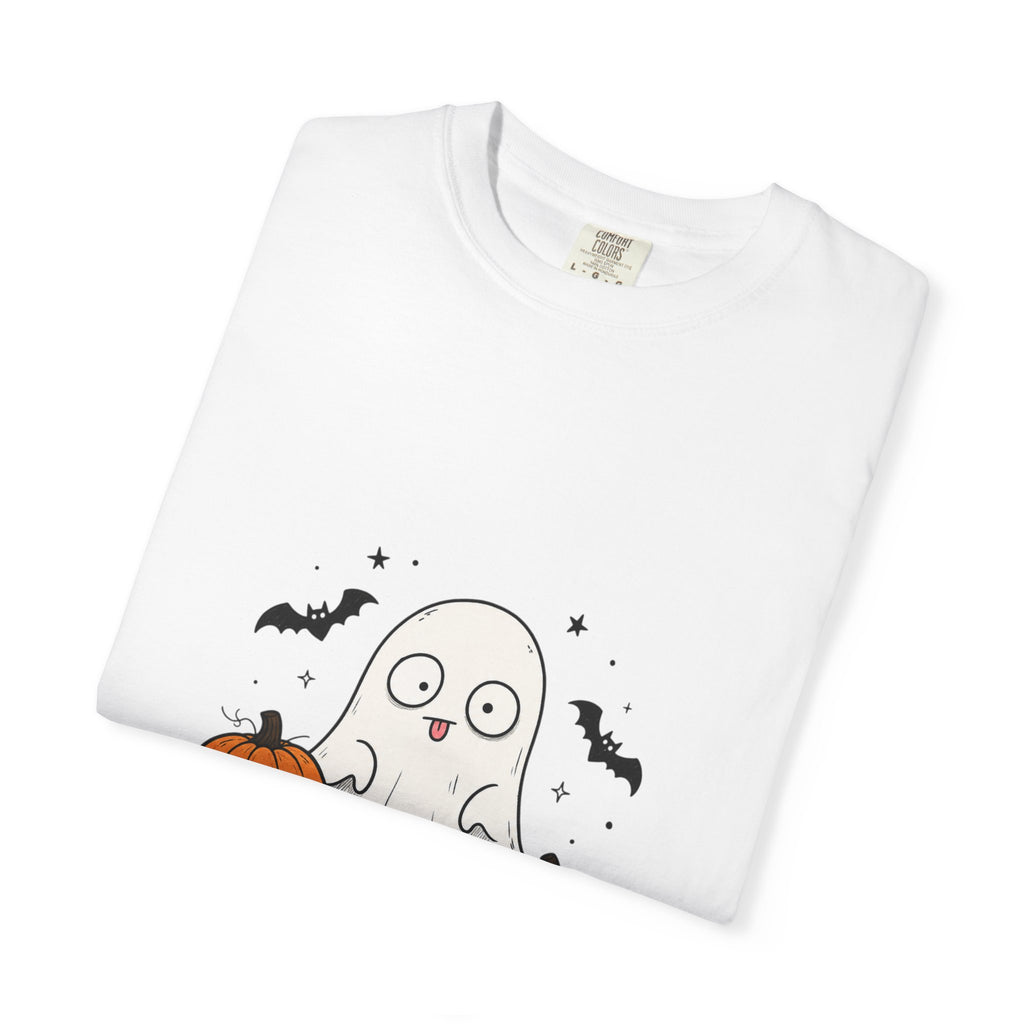 Spooky Vibes Only T-Shirt — Cute Ghost & Pumpkins Halloween Tee